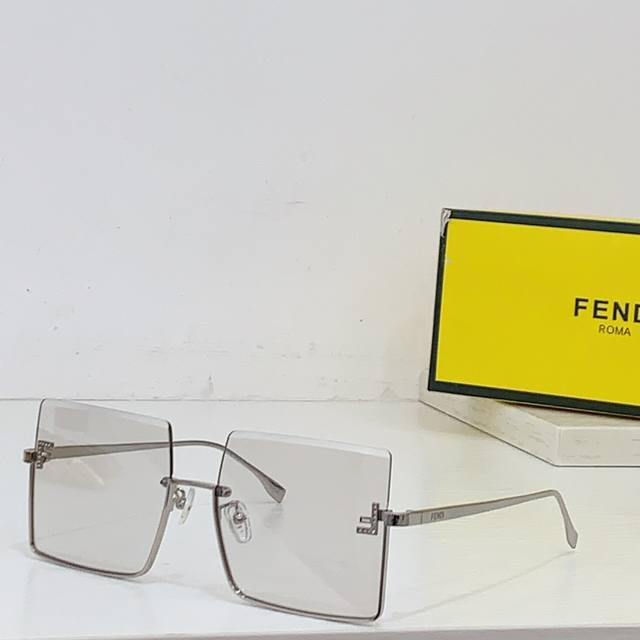 Fendi Fd4081S 半框 凹造型遮脸绝了 Size 59口18-135
